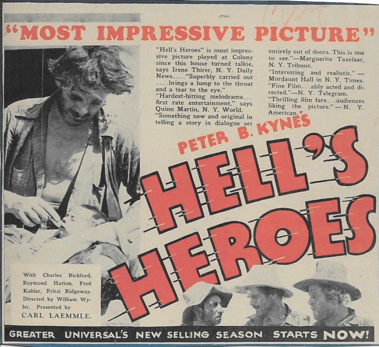 Watch Hell Heroes (1930) American Film