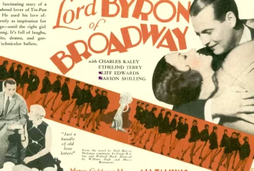 Watch Lord Byron of Broadway (1930) American Film