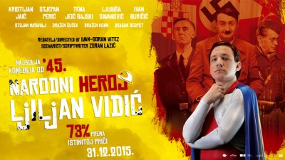 This comedy of the absurd is set in the Nazi puppet Independent State of Croatia (NDH) during World War II. The hero, Ljiljan is a young peasant poet who joins the Partisan movement just before it falls apart, abandoned by its leader Tito. The last remaining hope for resisting Nazism is to assassinate Hitler. Ljiljan's task is to write a song that will allow his Partisan band to infiltrate the inner sanctum of the SS - by entering an SS talent show. If they win the competition, they will be invited to perform before Hitler and the NDH's high command. This is a satirical coming-of-age tale with a difference, capturing the craziness, comedy and horror of war in the Balkans. Opširnije o filmu OVDJE Watch Narodni heroj Ljiljan Vidić/ Shooting Stars (2015) Croatian Film