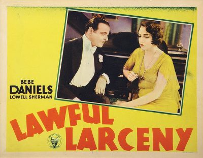 Watch Lawful Larceny (1930)