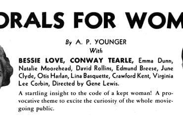 Magazine Advertisement For Morals For Women 1931