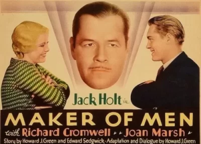 Maker Of Men Dvd Jack Holt John