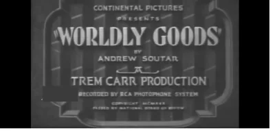 Watch Worldly Goods (1930)