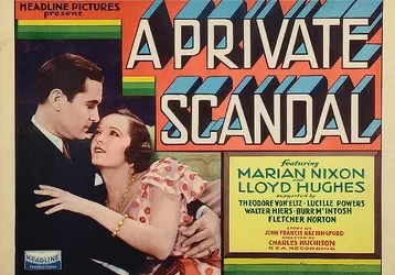 A Private Scandal 1931 Film