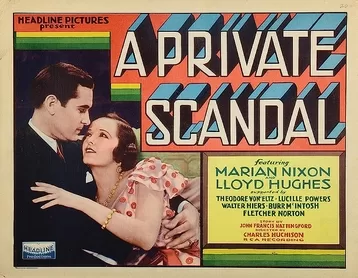 A Private Scandal 1931 Film
